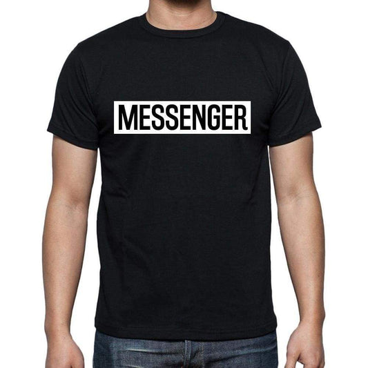 Messenger T Shirt Mens T-Shirt Occupation S Size Black Cotton - T-Shirt
