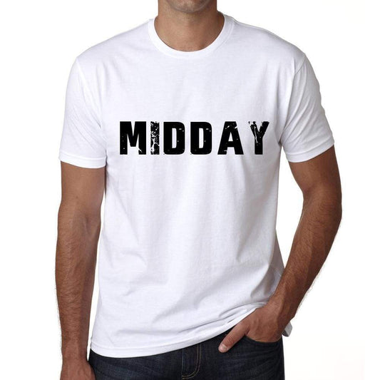 Midday Mens T Shirt White Birthday Gift 00552 - White / Xs - Casual