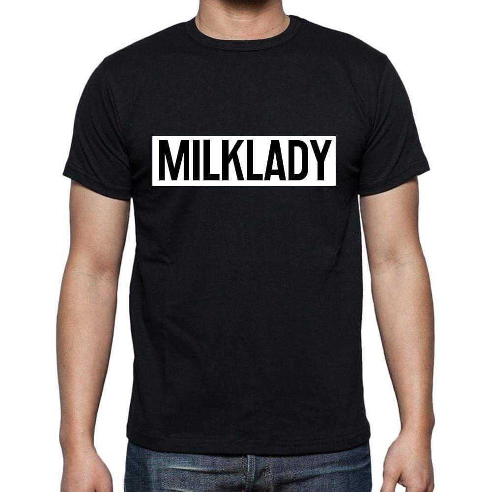 Milklady T Shirt Mens T-Shirt Occupation S Size Black Cotton - T-Shirt