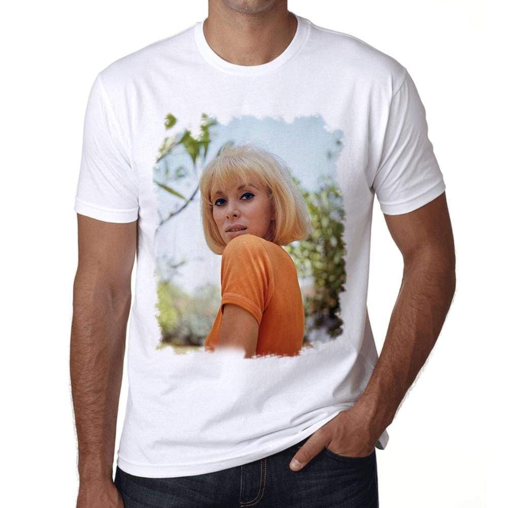 Mireille Darc B Mens T-Shirt White Birthday Gift 00515 - White / Xs - Casual