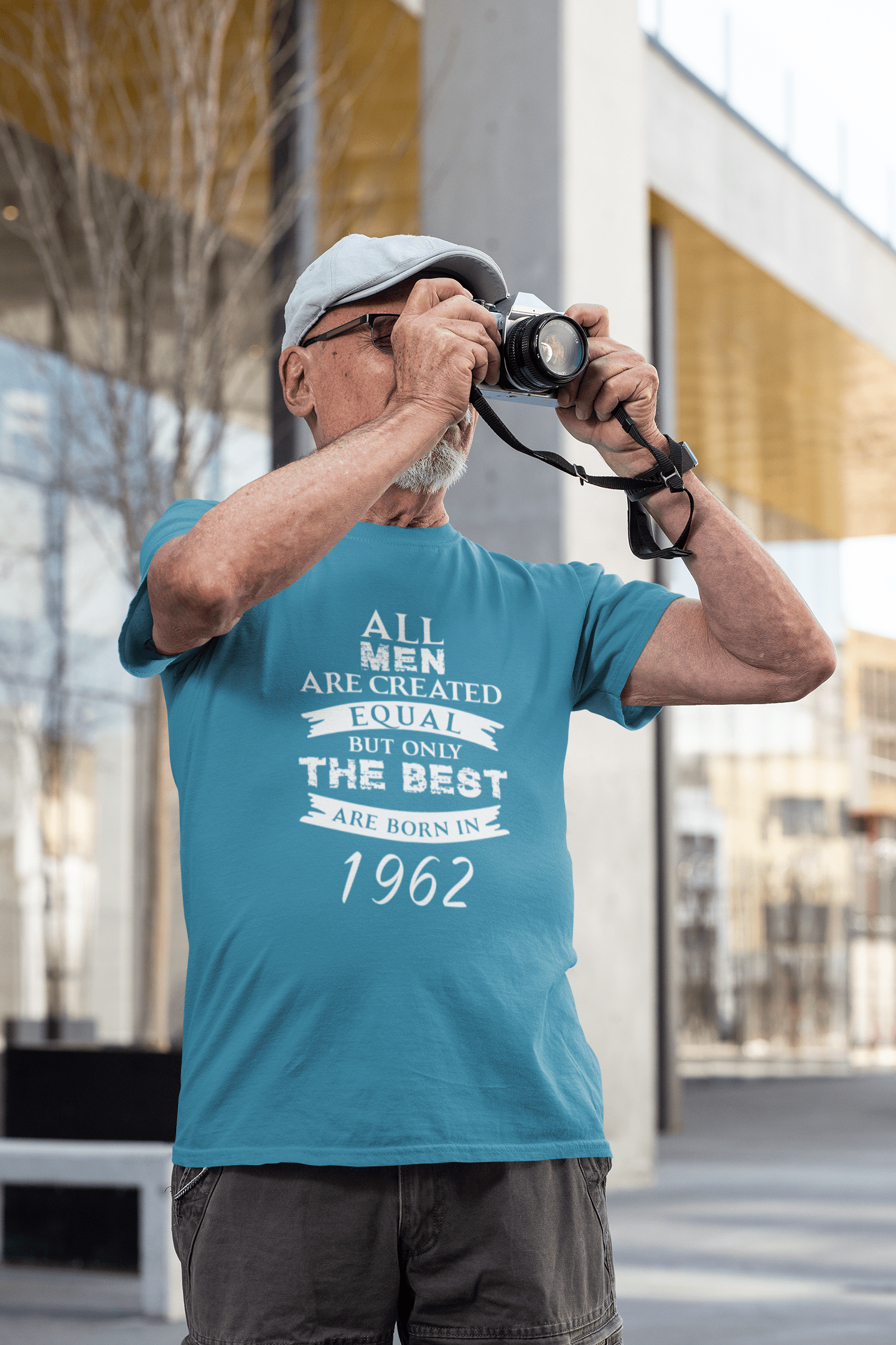 1962, Only the Best are Born in 1962 Men's T-shirt Blue Birthday Gift 00511