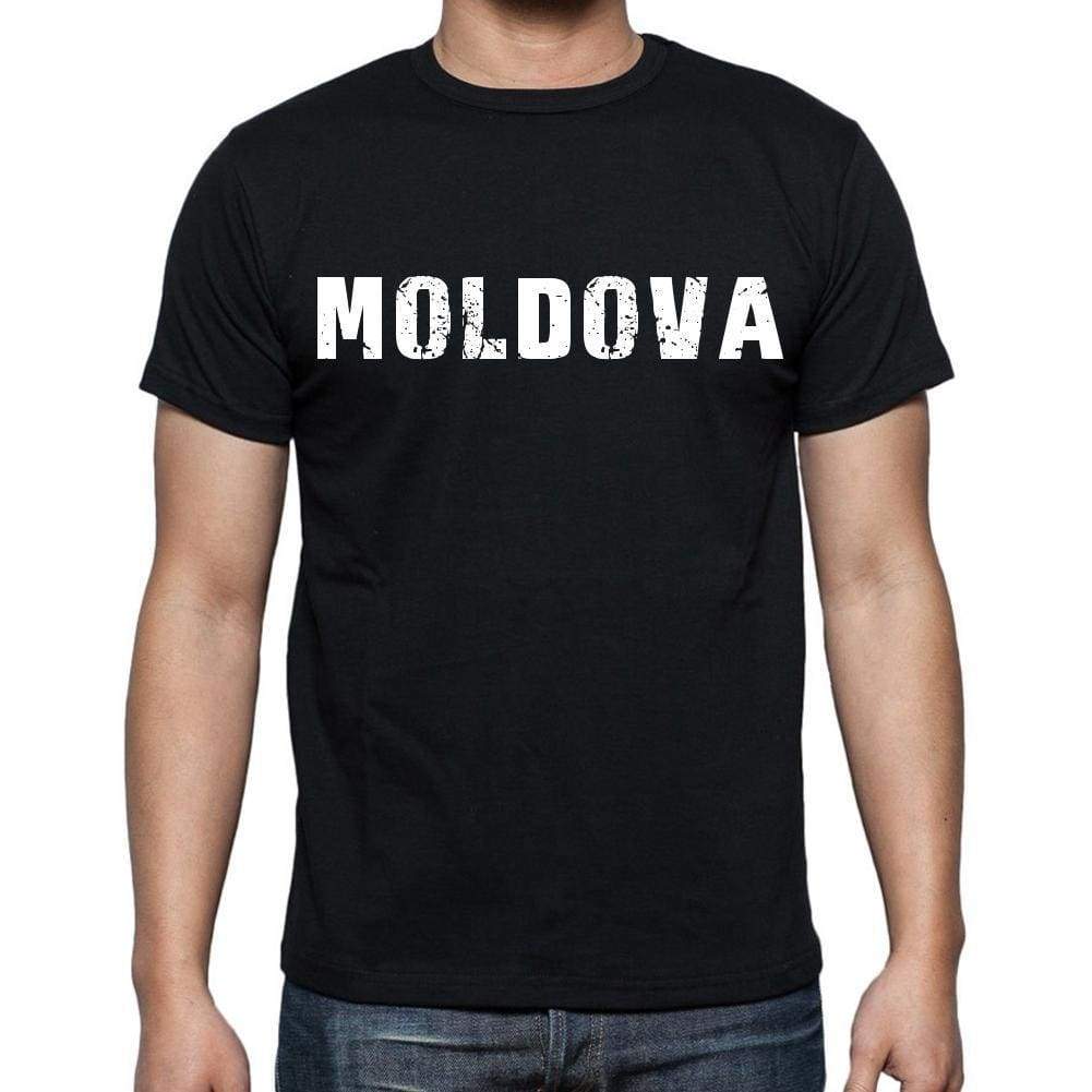 Moldova T-Shirt For Men Short Sleeve Round Neck Black T Shirt For Men - T-Shirt