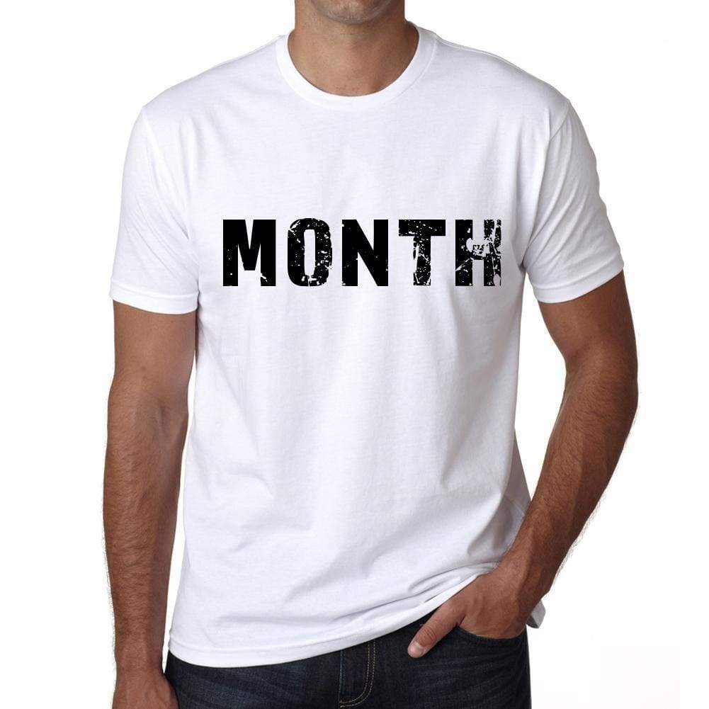 Month Mens T Shirt White Birthday Gift 00552 - White / Xs - Casual
