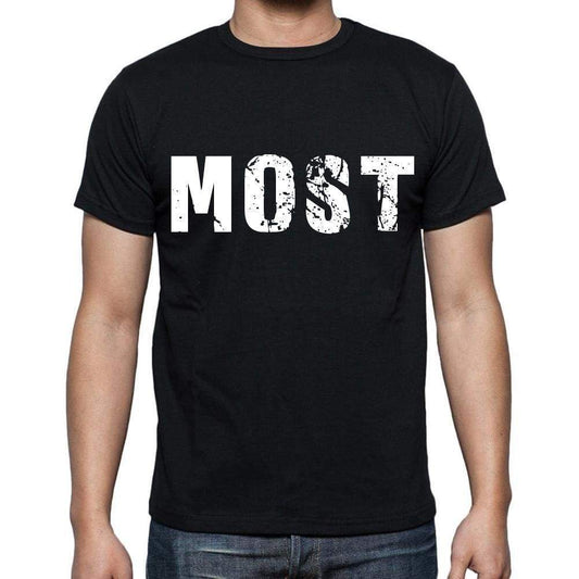 Most Mens Short Sleeve Round Neck T-Shirt Black T-Shirt En