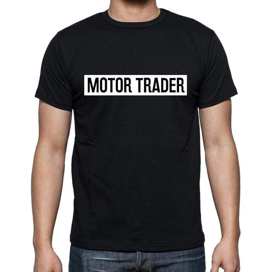 Motor Trader T Shirt Mens T-Shirt Occupation S Size Black Cotton - T-Shirt