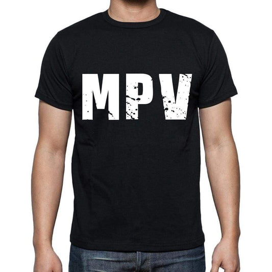 Mpv Men T Shirts Short Sleeve T Shirts Men Tee Shirts For Men Cotton Black 3 Letters - Casual