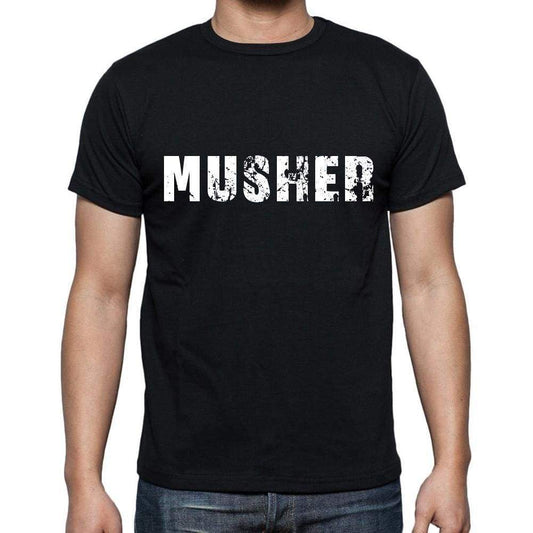 Musher Mens Short Sleeve Round Neck T-Shirt 00004 - Casual