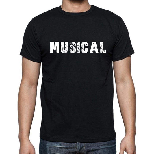 Musical Mens Short Sleeve Round Neck T-Shirt - Casual