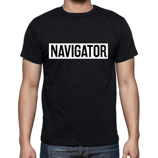 Navigator T Shirt Mens T-Shirt Occupation S Size Black Cotton - T-Shirt