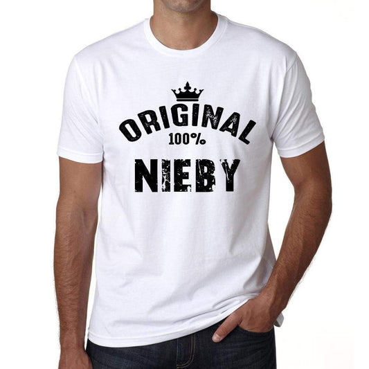 Nieby Mens Short Sleeve Round Neck T-Shirt - Casual
