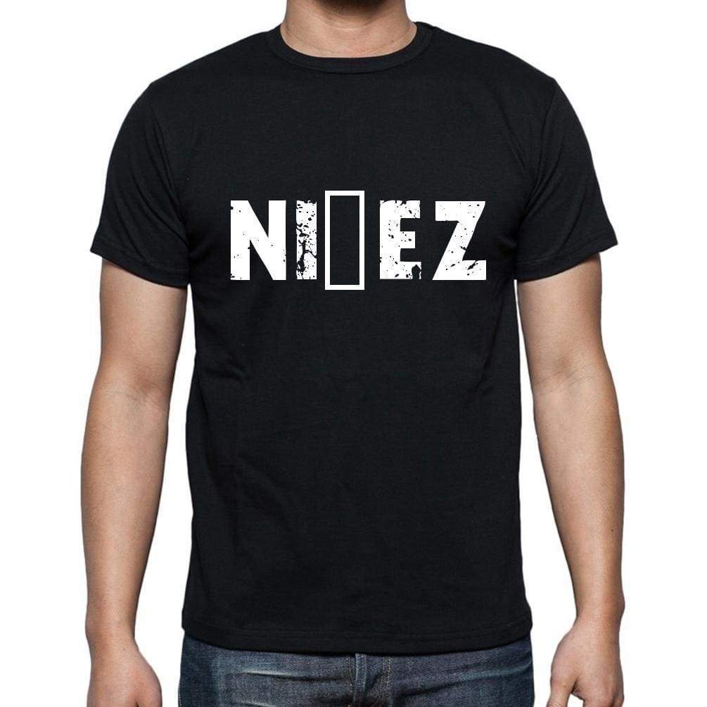 Ni±Ez Mens Short Sleeve Round Neck T-Shirt - Casual