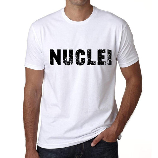 Nuclei Mens T Shirt White Birthday Gift 00552 - White / Xs - Casual