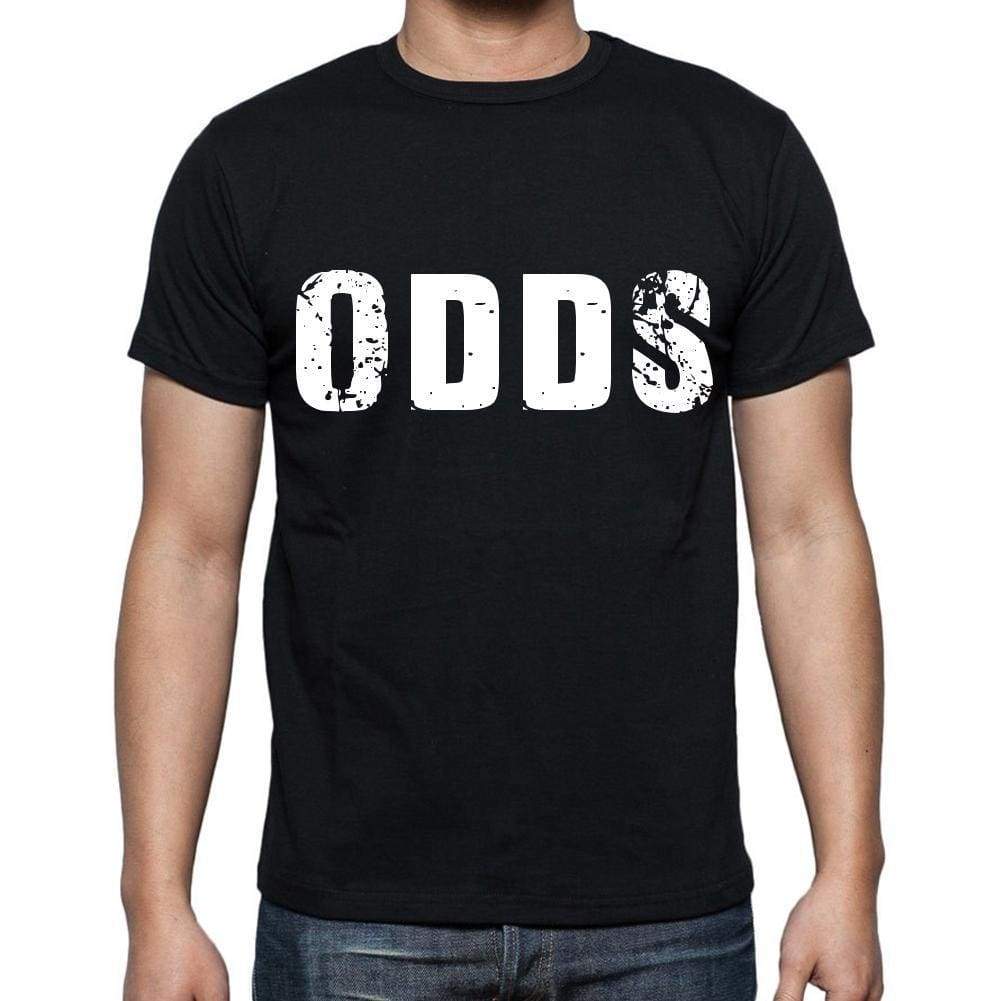 Odds Mens Short Sleeve Round Neck T-Shirt Black T-Shirt En