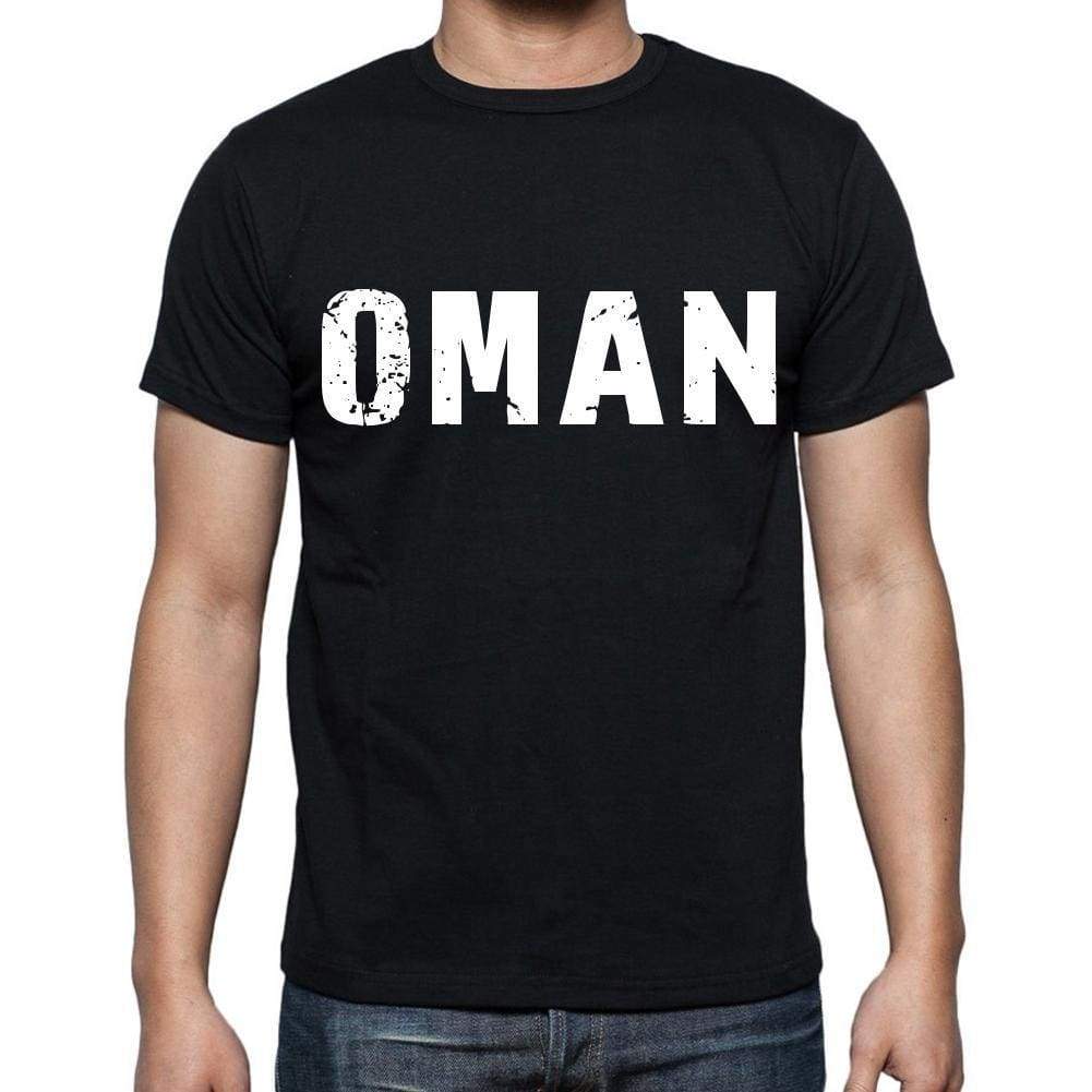 Oman T-Shirt For Men Short Sleeve Round Neck Black T Shirt For Men - T-Shirt