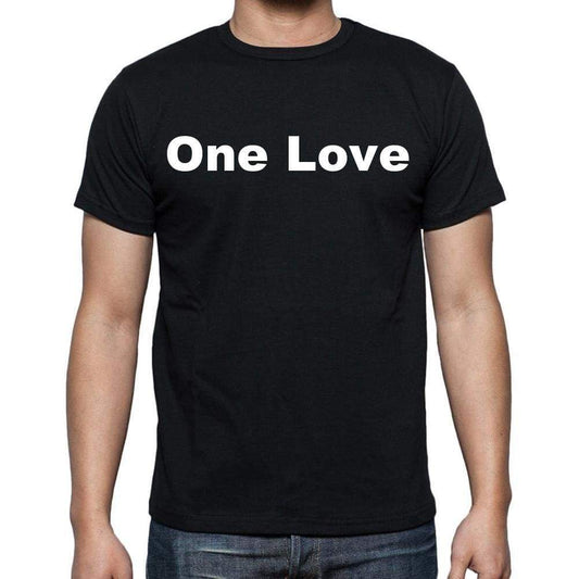 One Love Mens Short Sleeve Round Neck T-Shirt - Casual