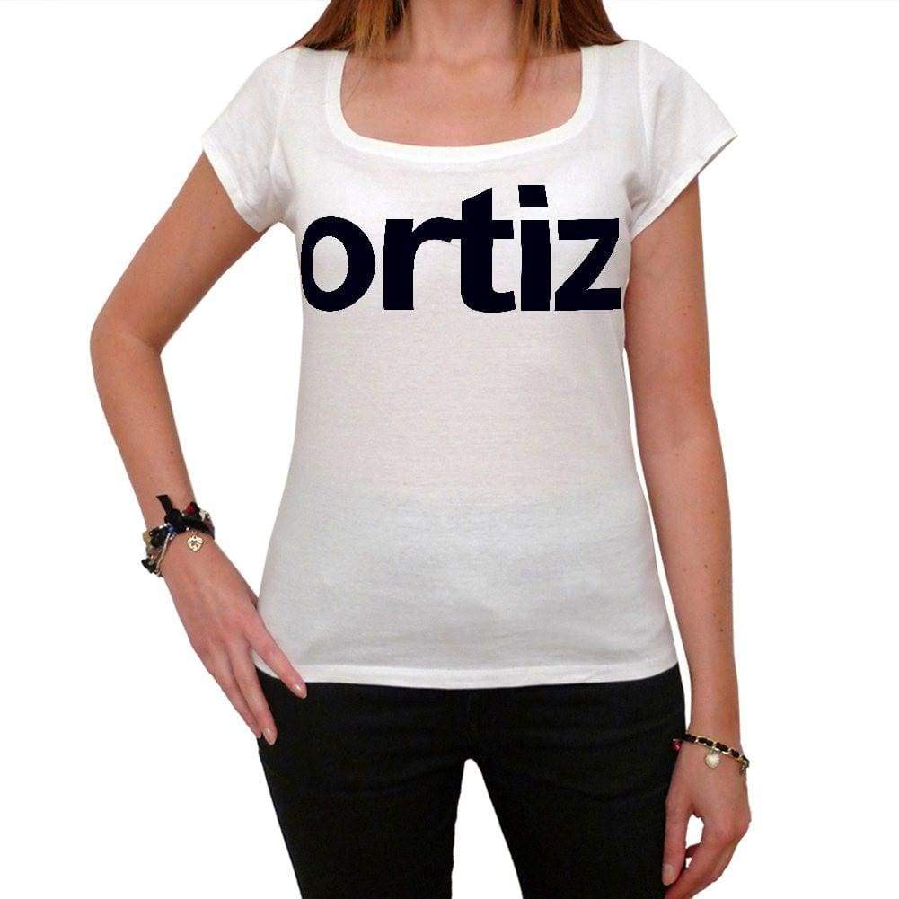 Ortiz Womens Short Sleeve Scoop Neck Tee 00036