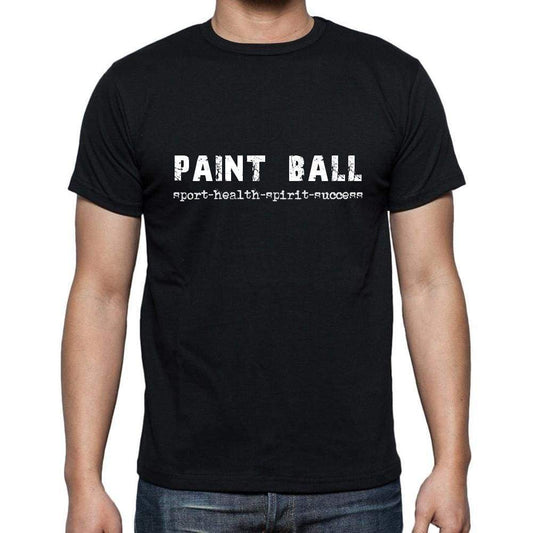 Paint Ball Sport-Health-Spirit-Success Mens Short Sleeve Round Neck T-Shirt 00079 - Casual