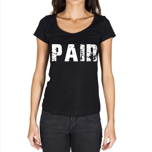 Pair Womens Short Sleeve Round Neck T-Shirt - Casual