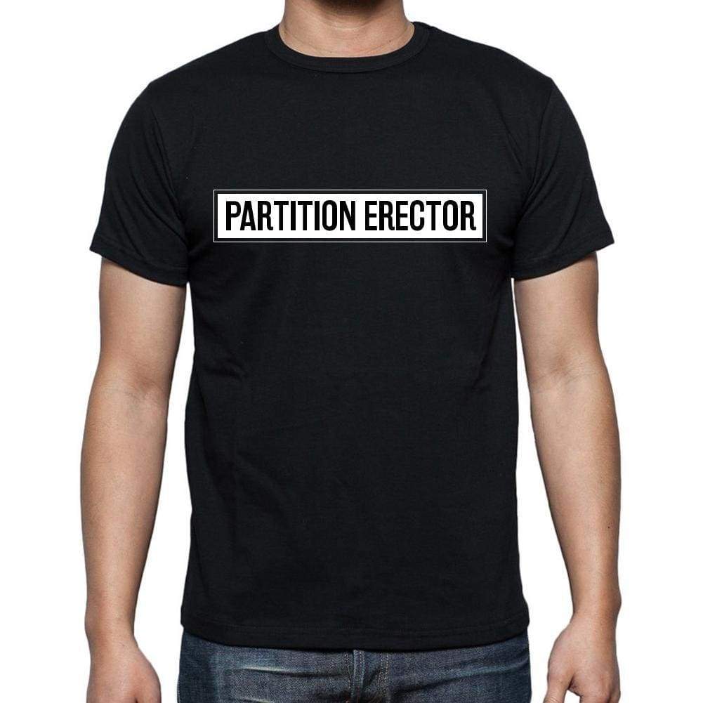 Partition Erector T Shirt Mens T-Shirt Occupation S Size Black Cotton - T-Shirt