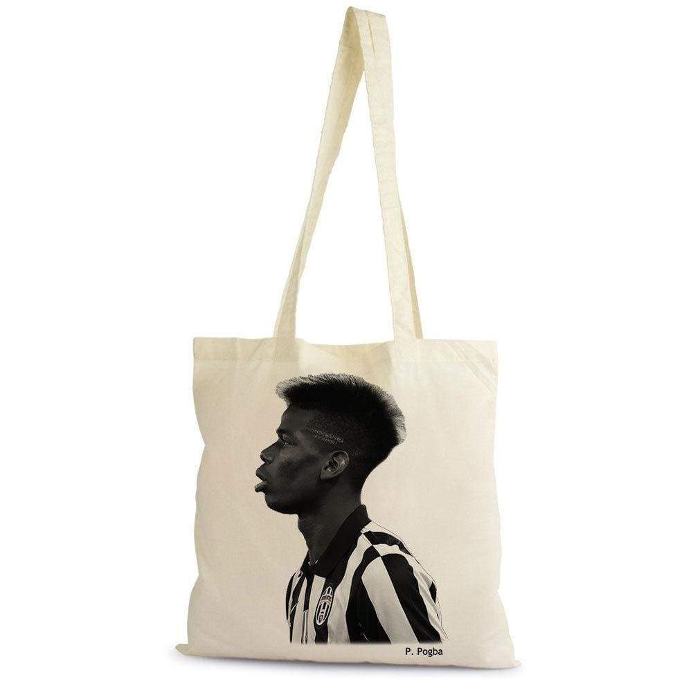 Paul Pogba Tote Bag Shopping Natural Cotton Gift Beige 00272 - Beige - Tote Bag