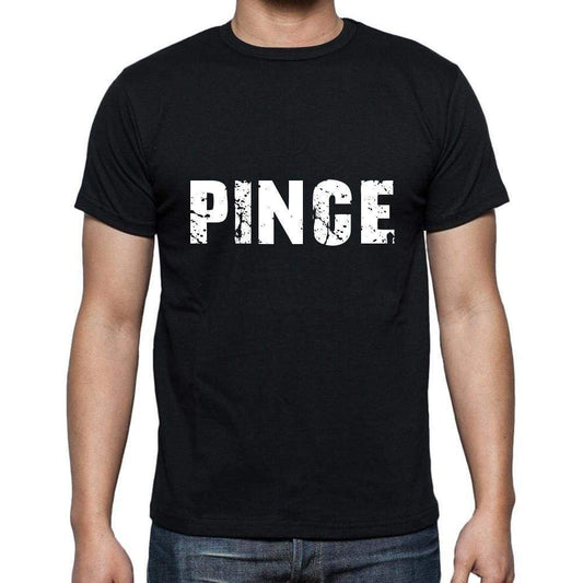 Pince Mens Short Sleeve Round Neck T-Shirt 5 Letters Black Word 00006 - Casual