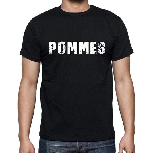 Pommes Mens Short Sleeve Round Neck T-Shirt - Casual