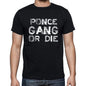 Ponce Family Gang Tshirt Mens Tshirt Black Tshirt Gift T-Shirt 00033 - Black / S - Casual