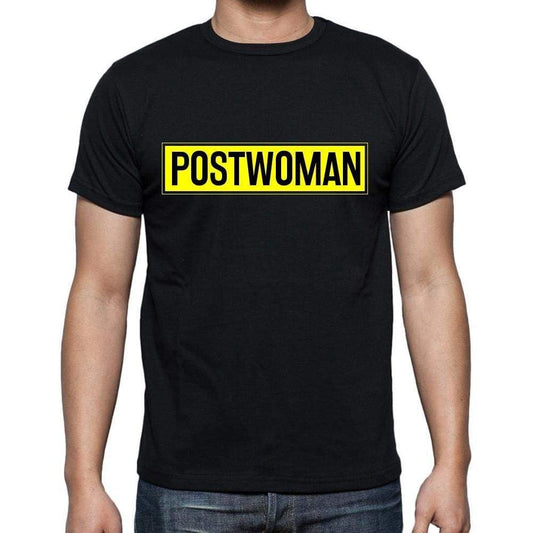 Postwoman T Shirt Mens T-Shirt Occupation S Size Black Cotton - T-Shirt
