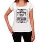 Premium Vintage Year 1952 White Womens Short Sleeve Round Neck T-Shirt Gift T-Shirt 00368 - White / Xs - Casual