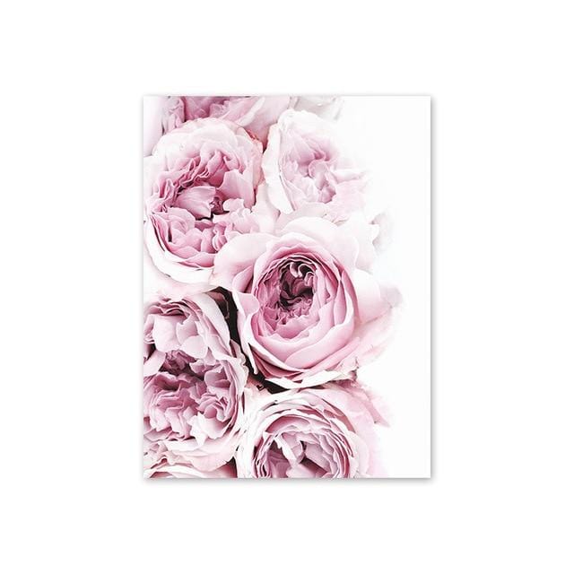 Nordic Style Posters and Prints Flowers Wall Pictures for Living Room Feather Decorative Picture Canvas Prints Home Decor