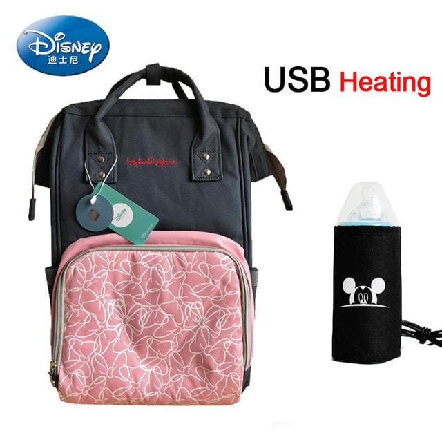 Disney Diaper Bag Maternity Nappy Backpack Large Capacity Nursing Travel Backpack Heat Preservation diaper bag backpack