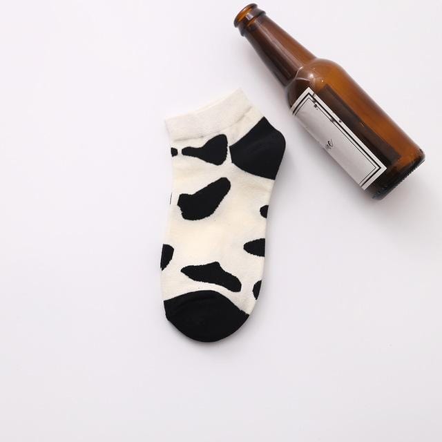 Summer Trendy Happy Socks Men Cotton Boat Man Socks Interest Funny Originality Harajuku ankle Sock Food Fruit