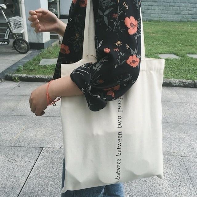2019 New Women Canvas Bags Eco Reusable Shopping Bags With Zipper Foldable Shoulder Bag Girls Students Casual Handbag Tote