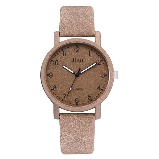 Retro Simple Women Watches Laides Casual Quartz Wrist Watch Multicolor Leather Band New Strap Watch Female Clock reloj mujer