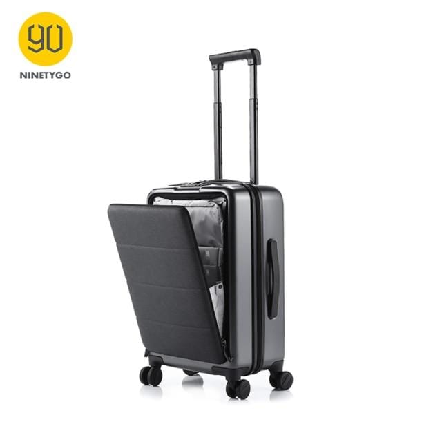 NINETYGO 90FUN 20'' Rolling Hardside Carry-ons Luggage Opening Cabin Travel Suitcase Spinner Wheel Scratch-proof Adjustable