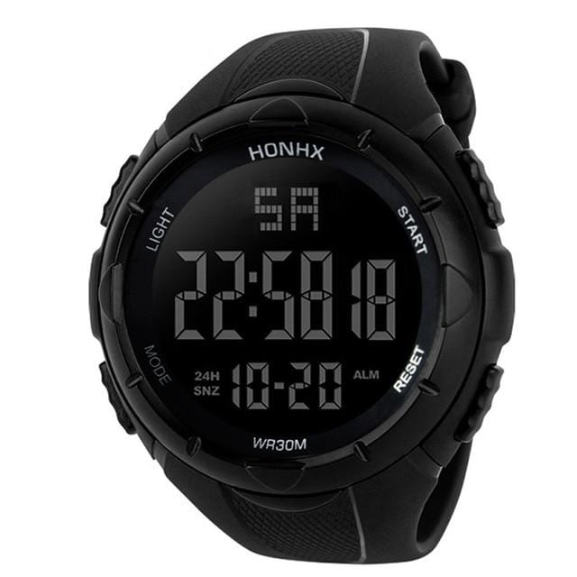 HONHX Luxury Digital Watch Men HOT Sell Analog Military Sport LED 3Bar Waterproof наручные часы Fashion Trend Buckle Wrist Watch
