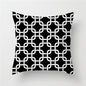 Fuwatacchi Geometric Pattern Cushion Cover Black White Soft Throw Pillow Cover Decorative Sofa Pillow Case Pillowcase Christmas