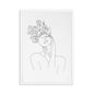 Abstract Women Line Drawing Nordic Posters Prints Modern Canvas Painting Wall Art Flower Girl Wall Picture Bedroom Home Decor