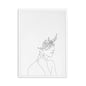 Abstract Women Line Drawing Nordic Posters Prints Modern Canvas Painting Wall Art Flower Girl Wall Picture Bedroom Home Decor