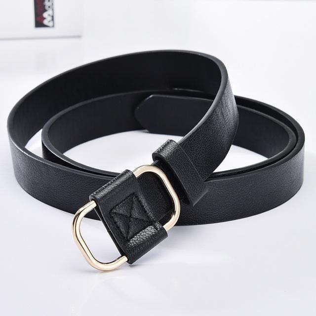 NO.ONEPAUL women belt Genuine Leather New Punk style fashion Pin Buckle jeans Decorative Belt Chain luxury brand belts for women
