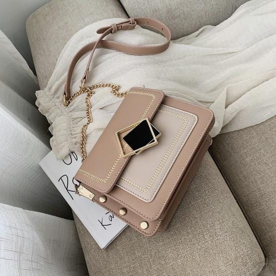 Chain Pu Leather Crossbody Bags For Women 2019 Small Shoulder Messenger Bag Special Lock Design Female Travel Handbags