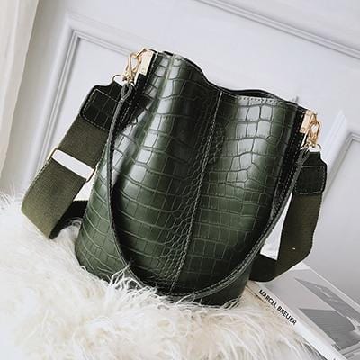 Vintage leather Stone Pattern Crossbody Bags For Women 2020 New Shoulder Bag Fashion Handbags and Purses Zipper Bucket Bags