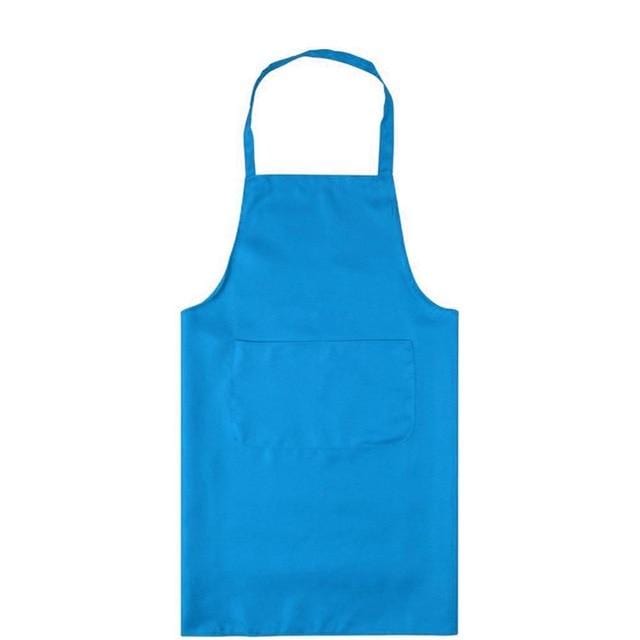 63x70cm classic design work apron polyester kitchen apron with pocket couples apron-Apron-Ultrabasic