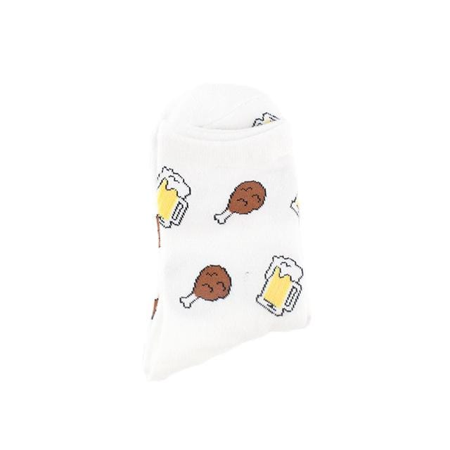 Cute Creative Fruit Harajuku Funny Socks Novelty Food Art Printing Kawaii Socks Women Jacquard Warm Lovely Meias Femme Sokken