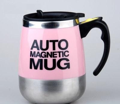 AUTO MAGNETIC MUG coffee milk mix cups 304 stainless steel tumbler Creative electric lazy Self stirring mug