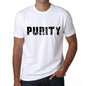 Purity Mens T Shirt White Birthday Gift 00552 - White / Xs - Casual