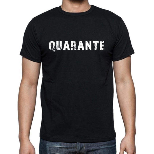 Quarante French Dictionary Mens Short Sleeve Round Neck T-Shirt 00009 - Casual