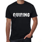 Quiring Mens T Shirt Black Birthday Gift 00555 - Black / Xs - Casual