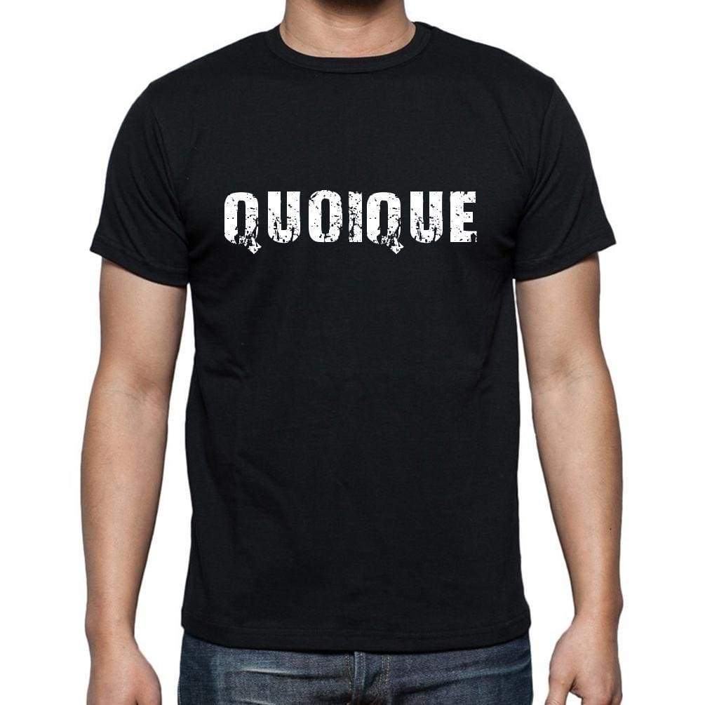 Quoique French Dictionary Mens Short Sleeve Round Neck T-Shirt 00009 - Casual