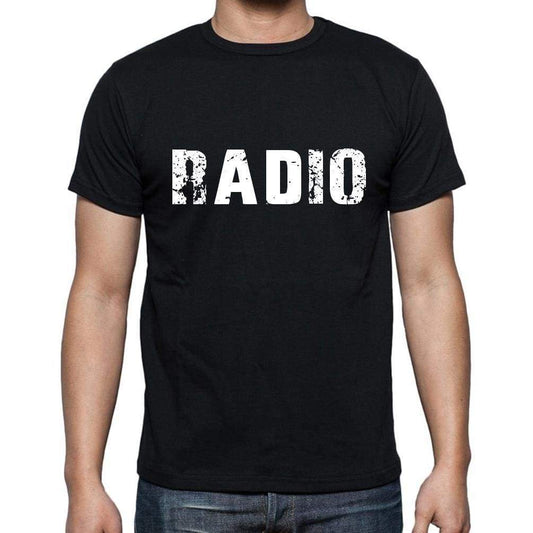 Radio Mens Short Sleeve Round Neck T-Shirt - Casual